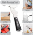 Bates- Paint Scraper, 10 in 1 Painters Tool, Red Paint Scrapers for Wood, Painters Tool, Painters Knife, Paint Scraper for Painting, Putty Knife, ...