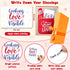 R HORSE Bridal Shower Gift Set - 3Pcs Red Bridal Shower Pot Holder with Silicone Spatula Greeting Card Heat Resistant Oven Mitts Kitchen Baking Gi...