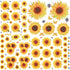 135 Pcs Sunflower Wall Sticker, Removable 3D Waterproof Decor for Kids, Mother's Day, Bathroom, Kitchen - Decorative Decals...