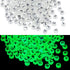 Jadive 1000 Pcs Glow in The Dark Letter Beads 4x7mm Glow Letter Beads Acrylic UV Luminous for Women Adults Bracelets Necklace DIY Crafts Making(Bl...