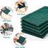 Heavy Duty Scour Pads Sponge Dish Scrubber Non-Scratch Green Reusable Household Scrub Pads for Kitchen and Dish Cleaning Tool (12Pcs)...