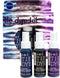 S.E.I. Shibori Tie Dye Kit 3 Pack: Pre-Mixed Spray Tie Dye Kit, Easy-to-Use, Non-Toxic Fabric Dye in Indigo, Purple, and Black, Shake and Spray...