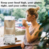 Black Pot Ground Coffee Dark Roast with Cinnamon and Dark Chocolate Taste Notes, Dark Roast Ground Coffee for Espresso (8oz Pack)...