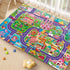 Oriate Kids Toy Dream Play Mat, Princess Castle Girls Pink Kids Playmat, Parent-Kid Interaction Pretend Game Mat for Playroom Classroom Bedroom Fl...