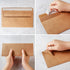 Wishop 50 Pack #10 Business Envelopes Self Seal 4x9 Standard Envelopes for Business, Invoices, Letter Mailing, 4 1/8 x 9 1/2 Inches (Brown, 4.13 x...