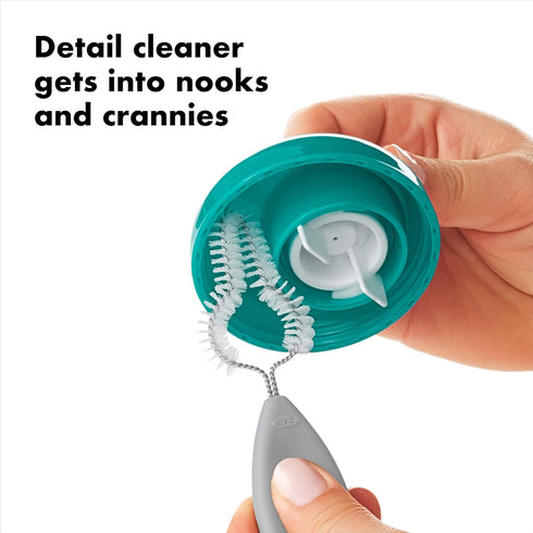 OXO Tot Water Bottle and Straw Cup Cleaning Set Brush Set - Gray...