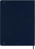 Moleskine Classic Notebook, Hard Cover, XL (7.5" x 9.5") Ruled/Lined, Sapphire Blue, 192 Pages...