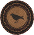VHC Brands Primitive Tabletop & Kitchen-Heritage Farms Tan Crow Jute Trivet...