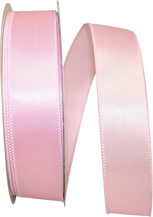 Reliant Ribbon 92575W-061-09K Satin Value Wired Edge Ribbon, 1-1/2 Inch X 50 Yards, Pink...