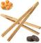 2PCS Reusable Toaster Tongs, Kaloo 8 inch Wooden Cooking Tong, Multipurpose Bamboo Tongs for Fruits, Bread, Pickles, cheese, Bacon, and Muffins...