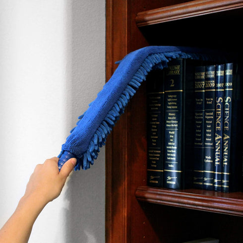 Handheld Reusable Microfiber Flex Duster – Bendable, Lightweight, Dust Cleaner for Blinds, Shutters, Radiators, Electronics, Glass, Hard-to-Reach ...