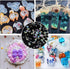 OIIKI 225g UV Resin Bubble Beads, Mini Transparent Colorful Beads, No Hole Tiny Beads, Coloful Resin Supplies Accessories for Resin Molds Resin Fi...