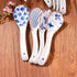 4 Pieces Japanese Soup Spoons Ceramic Spoons Asian Soup Spoon sets Suitable for Pho, Ramen, Noodles...