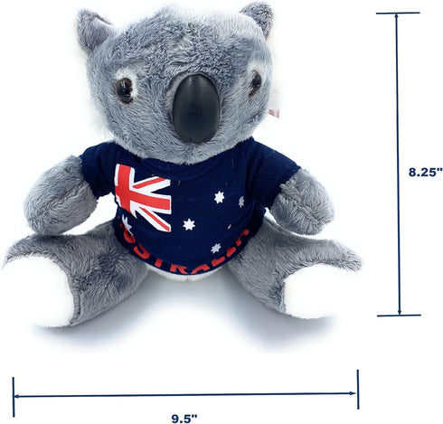 Koala Stuffed Animal Plush Koala Bear 8 Inches Stuffed Koala with T-Shirt Super Soft Koala Plush Australian Souvenir Gifts...