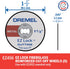 Dremel EZ456, 1 1/2-Inch (38.1 mm) Wheel Diameter, EZ - Lock™ Fiberglass Reinforced Cut-off Wheels, Rotary Tool Cutting Disc for metal cutting, 5 ...