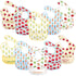 Hudson Baby Unisex Baby Waterproof Polyester Bibs, Veggies, Beginner...