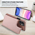 Bocasal Crossbody Wallet Case for iPhone 11 Credit Card Holder PU Leather Kickstand Shockproof Detachable Cross Body Strap Lanyard Magnetic Closur...
