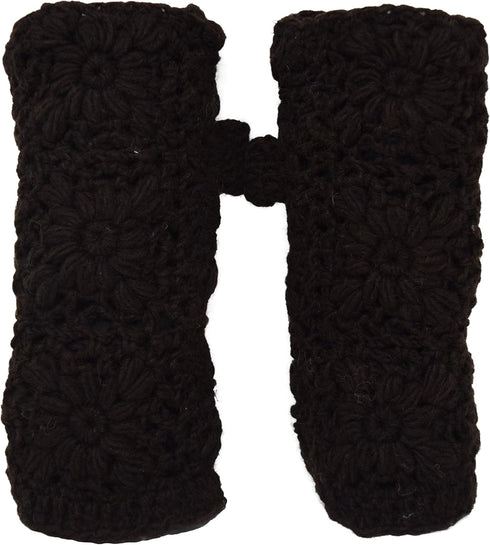 Nickanny's Thermal Insulated Lined Knit Arm Hand Warmer Texting Fingerless Gloves Mittens...