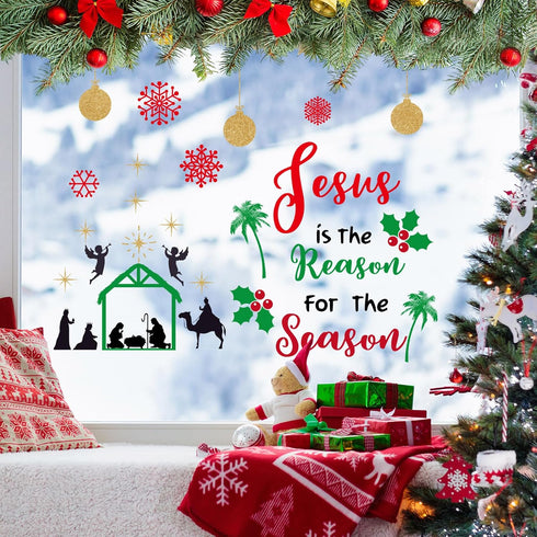30 Pcs Christmas Garage Door Magnet Decorations Merry Christmas Winter Snowman Snowflake Santa Claus Garage Decorations for Refrigerator Car Bulle...