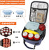 Femuar Lunch Box for Men Women Adults Small Lunch Bag for Office Work Picnic - Reusable Portable Lunchbox, Blue...