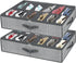 Under Bed Shoe Storage Organizer for Closet Fits 24 Pairs-Sturdy Underbed Shoe Containers Boxes Organizador De Zapatos with Clear Cover,Set of 2, ...