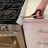 Gap Stopper® Pro - 21" Gray, Professional Grade, FDA Heavy 8.6 oz Silicone, Set of 2, Covers Gap between Stove & Countertops...