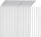 25 Piece Set Stainless Steel Straws Long 8.5 Inch Drinking Metal Straws Reusable Drinking Straws for 20 OZ (20 Bent|5 Brushes)...
