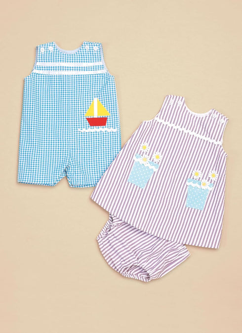 Butterick Easy to Make Baby Overalls, Dress and Panties Sewing Pattern Packet, Design Code S9411, Sizes NBN-SML-MED-LRG-XLG, Multicolor...