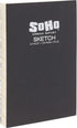 SoHo Urban Artist Open Bound Sketch Pads - Open Coptic Bound Sketch Pads for Drawing, Calligraphy, Any Dry Media, & More! - [White - 5.6x8.26" - S...