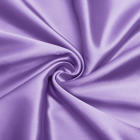 Charmeuse Satin Fabric by The Yard, 60 Inch Wide Lavender Satin Fabric Shiny & Soft Cloth Fabric, Silky Satin Fabric for Bridal Dress, Wedding Dec...
