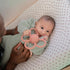 mushie Silicone Baby Daisy Rattle Teether Toy...