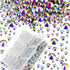AD Beads 4500 Pieces Hotfix Rhinestones Flat Back 6 Sizes (2-6 mm) Crystal Round Glass Gems with Tweezers and Picking Rhinestones Pen or Crafts Na...