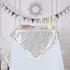 PartyDelight Silver Sequin Tablecloth Overlay 50 X 50 Inch for Wedding Party Birthday Bridal Baby Shower and Other Events Decorations...