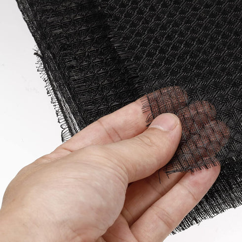 PATIKIL 47.2" x 23.6" Air Conditioner Air Filter Material, 2 Pack Plastic Dustproof Filtering Mesh Screen Replacement for Air Conditioning, Black...