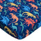 Cloele Dinosaur Fitted Crib Sheet for Boys 1 Pack Baby Nursery Sheet Soft Cozy Bed Sheet for Standard Crib and Toddler Mattresses - Navy Crib Matt...