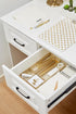 Annova Desk Drawer Organizer Tray for Office Organization - Metal Mesh - Storage Tray with Dividers for Pens, Desktop Accessories, Bathroom, Kitch...