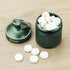 Keychain Pill Holder, Pill Box, Aluminum Waterproof Pill Container, Pill Organizer for Outdoor Travel Camping?Size: 1.6 x 1.6 x 2 in (Green)...