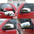 Car Door Side Mirror Cover Trim Compatible with Tacoma 2006-2015,Outside Door Mirror Cover Trim, Exterior Rearview Mirror Cap ABS (Bright Silver)...