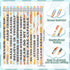 60 Pcs Retro Motivational Pencils Bulk, Inspirational School Pencils for Classroom, Cute Wood Pencils with Encourage Positive Saying, Back to Scho...
