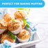MontoPack White Cupcake Liners | 400 Standard Size Baking Cups | Greaseproof, No Smell Cupcake Wrappers | Muffin Liners for Desserts & Candies | C...