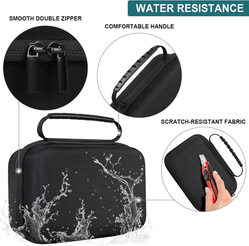 Hard Carrying Case for SUPVAN T50M Pro Bluetooth Label Maker Machine, Inkless Labeler Storage Travel Holder fit Label Tape, Charging Cable, User M...