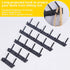 WEBI Coat Rack Wall Mounted,5 Coat Hooks for Hanging Coats,Heavy Duty Metal Double Hook Rack Hook Rail Coat Hanger Wall Mount for Clothes Entryway...