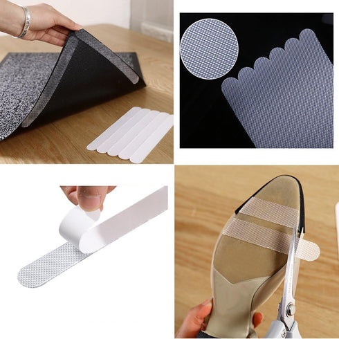 Anti-slip Strips, Safety Shower Treads Stickers - 24 Pcs, Bathtub Non Slip Stickers, Anti Skid Tape for Shower,Tub,Steps, Floor-Strength Adhesive ...