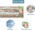 Welcome to Our Wedding Banner Sign, Wedding Reception Decorations, Large Bridal Shower Party Backdrop Photo Booth Props Indoor Outdoor Decor Suppl...
