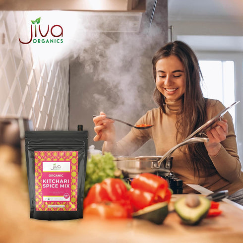 Jiva Organic Kitchari Spice Mix 7 Ounce - Made with Organic Spices & Herbs – Ayurvedic Kitchari Seasoning – For Ayurvedic Cleanses – Non GMO Susta...