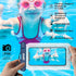 JOTO 2 Pack Floating Waterproof Phone Pouch Up to 7", IPX8 Floatable Underwater Phone Case Cellphone Dry Bag for iPhone 16 15 14 13 12 11 Pro Max ...