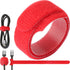 Pasow 50pcs Reusable Fastening Adjustable Cable Ties Wire Management (8 Inch, Red)...
