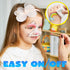 42PCS Face and Body Paint Crayons, Face Painting Kit Safe and Non-Toxic Ultimate Party Pack Including 14 Metallic Colors for Birthday Makeup Party...