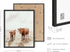 HAUS AND HUES Highland Cow Art and Farmhouse Wall Decor - Unframed Cow Painting and Prints, Farm Pictures...