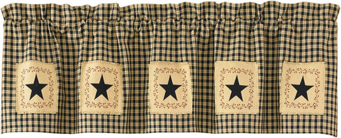 Park Designs Star Patch Lined Valance...